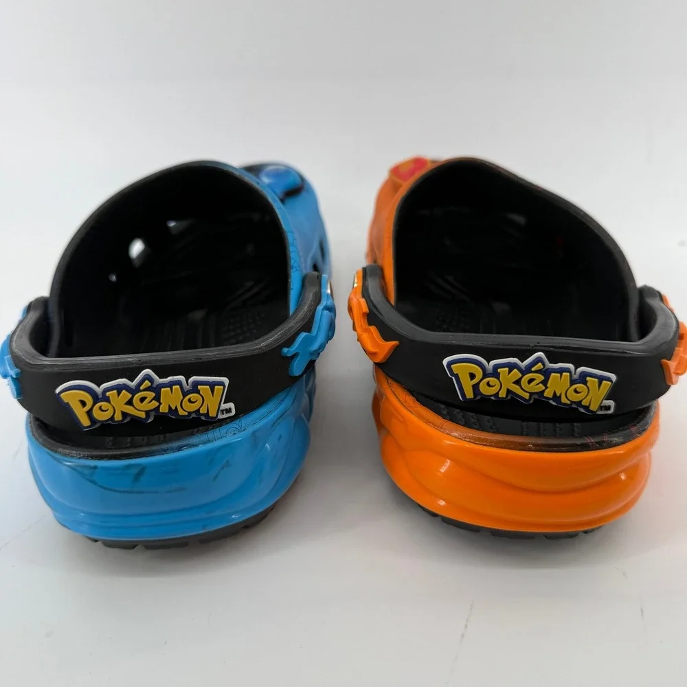 Crocs Pokemon Versus Classic Clog Charizard Blastoise Black Men 7/Women 9 Charm